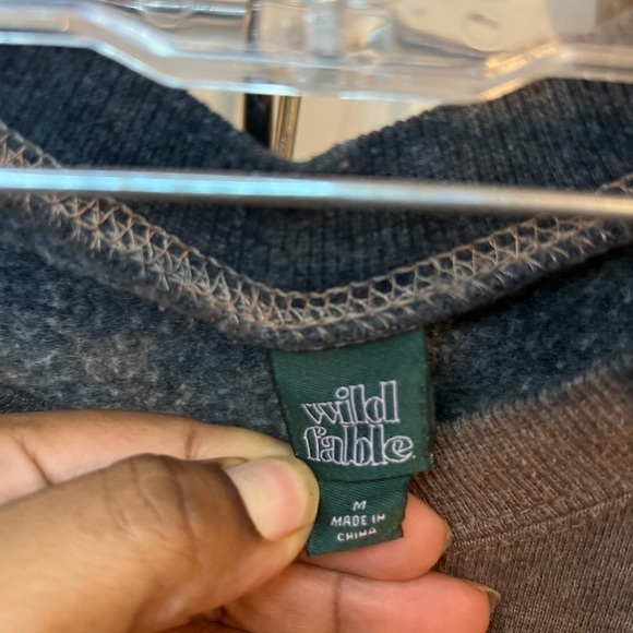 Women’s size medium, Wild Fable, brown/black tie dye, Brooklyn sweatshirt, NWOT - Picture 4 of 4